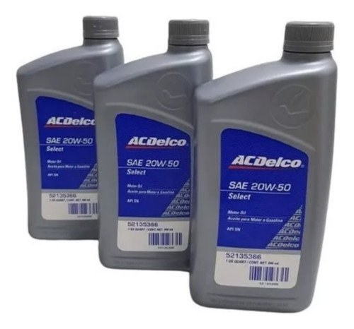 Aceite Para Motor 20/50 Mineral Acedlco Original Importado