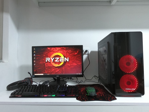 Pc Gamer Completa Ryzen 3 3200g + Monitor Hd 22 Pulgadas