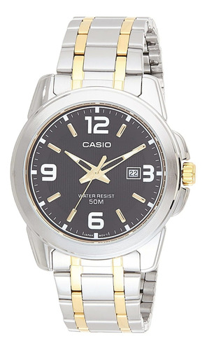 Reloj Hombre Casio Mtp-1314sg- Cuarzo Pulso En Acero