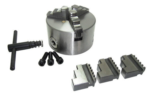 Placa P/torno 100mm 3 Castanha Universal 4 Polegadas
