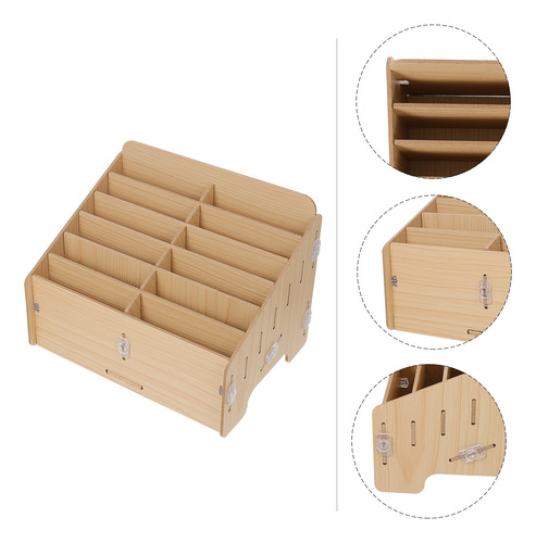 Caja De Almacenamiento Para Brochas De Maquillaje Vanity, Fu