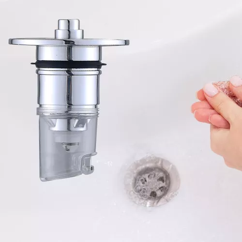 1 unidad de filtro de desagüe Universal para lavabo, tapón de desagüe para  lavabo de baño con cesta, tapón para desagüe de lavabo de tamaño Universal  