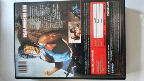 Rambo - Trilogía. Dvd - Sylvester Stallone