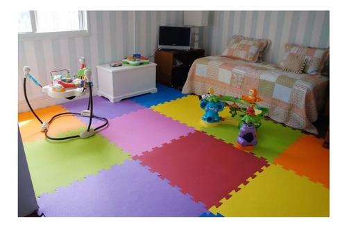Kit 10 Tatame Tapete Eva 100x100x3cm 1x1 Metro 30mm