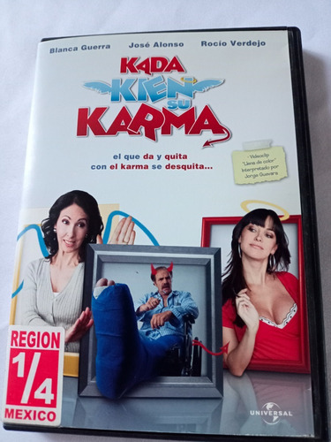 Dvd Kada Kien Su Karma Blanca Guerra Jose Alonso Cine Mexica