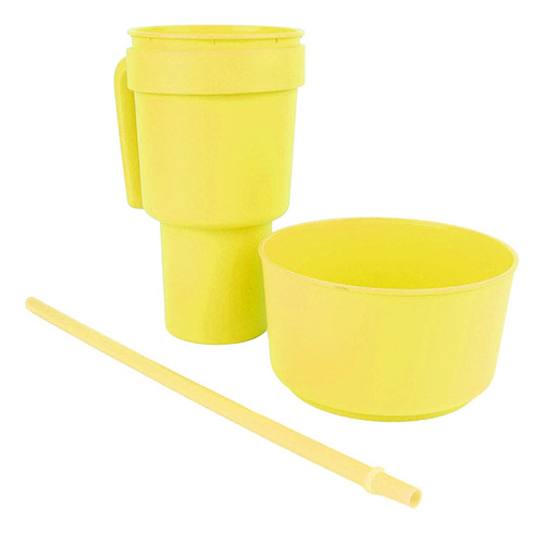 Pajita Grande Para Aperitivos, 2 En 1, A Prueba De Fugas