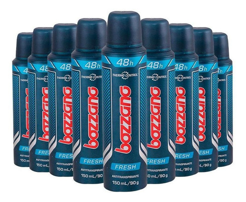 Kit Com 9 Desodorante Bozzano Thermo Control Fresh 48h 150ml