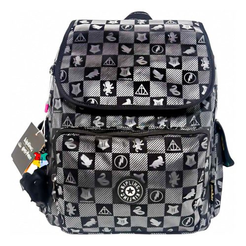 Mochila Harry Potter Kipling Importación Americana Gris Oscuro Liso