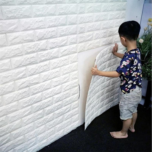 Imagen 6 de 6 de Placa Revestimiento Pared Autoadhesiva 70 X 77