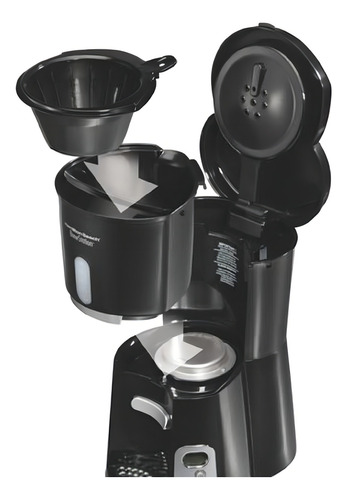 Cafetera Eléctrica Programable 10 Tazas Hamilton Beach Color Negro 110v