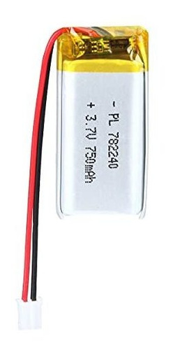 Bateria Lipo 3.7v 750mah 782240 Recargable Jst Conector