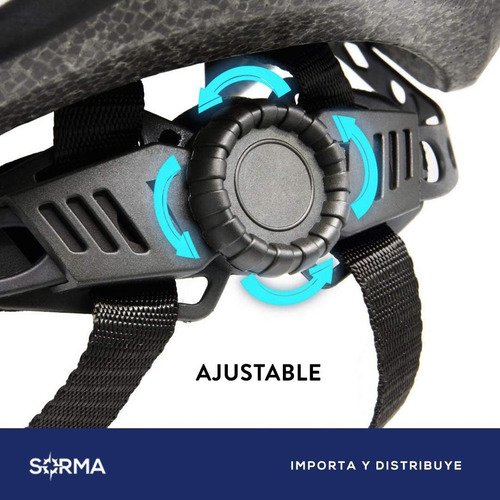 Imagen 7 de 10 de Casco Bicicleta Adulto Con Lente Desmontable