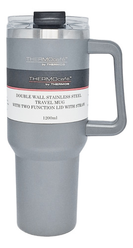 Vaso Térmico Quencher Dual 1.2 Litros Ac Inox Tapa | Thermos Gris