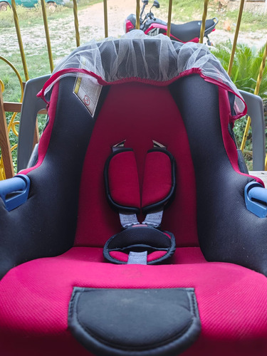 Autoasiento Prinsel Básico 0-24 Meses - Porta Bebé Portabebe Negro Y Rojo (Usado)