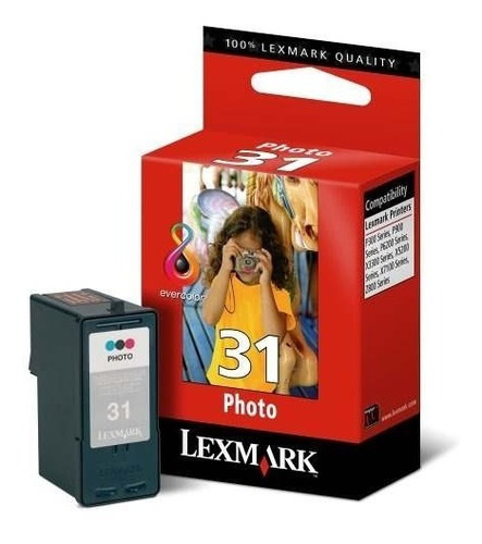 Cartucho Lexmark 31 Color Fotografico 18c0031 Original