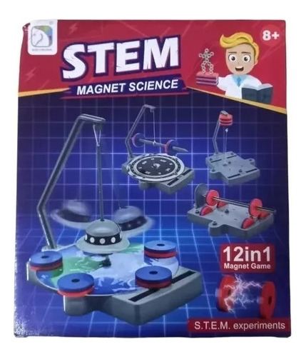 Kit De Ciencia Magnética 12 En 1 Experimentos Para Niños