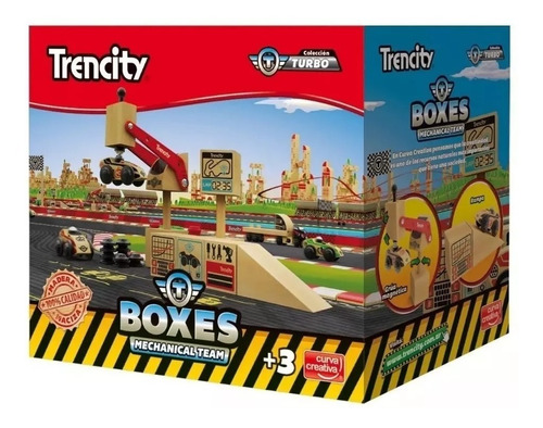 Trencity Kit Boxes- Colección Turbo Tren Madera Original
