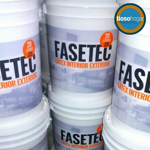 Imagen 4 de 10 de Pintura Polacrin 20lts Cubritivo Latex Color Blanco Fasetec