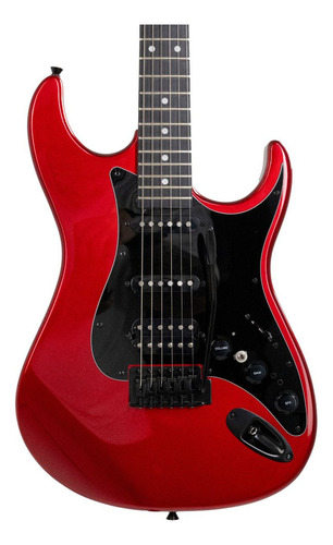 Guitarra Tagima Duosmart S Strato Hss Ca Vermelha Com Efeito