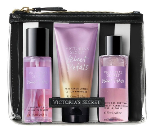 Imagen 1 de 2 de Velvet Petals Victoria's Secret Kit De Regalo Cosmetiquera