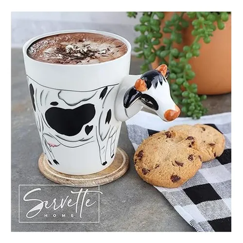 Taza De Café De Animales 3d Vaca