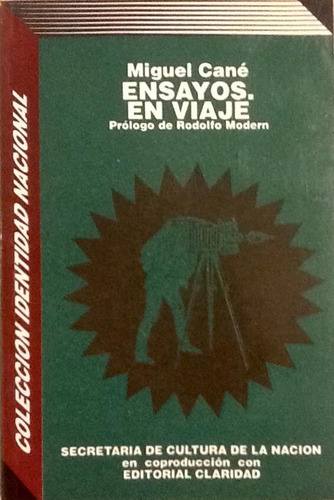 Ensayos / En Viaje - Miguel Cané (Usado)