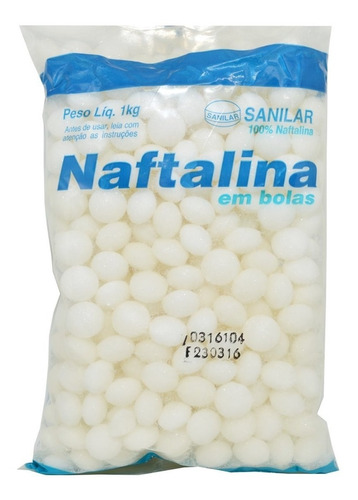 Naftalina Bolas 1kg  Pronta Entrega