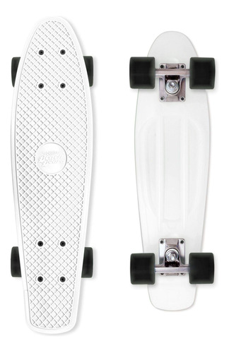 Street Surfing Beach Board Glow White Mini Cruiser Retro 22