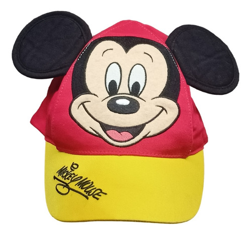 Gorra / Cachucha Roja De Tela. Mickey Disney 