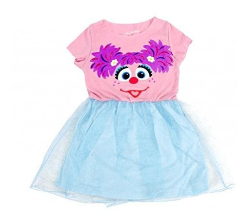 Disfraces -  Sesame Street Abby Blue Glitter Dress