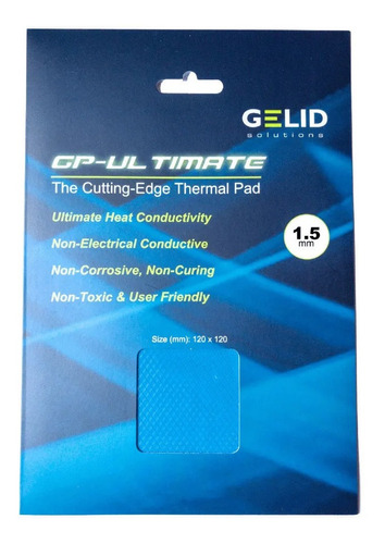 Thermal Pad Gelid Gp-ultimate 120mm X 120mm X 1.5mm 15 W/mk