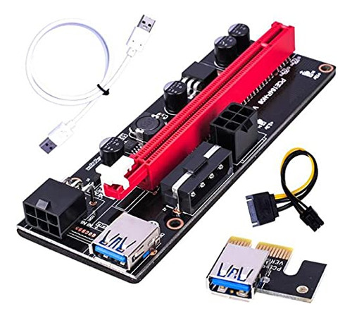 Connectors Usb Pci-e Riser Ver Express Extender Pcie Tarjeta