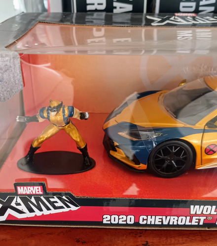 Jada Toys Marvel Wolverine X-men 1:24 2020 Chevy Corvette