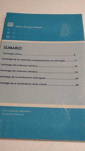 Semiología Nefrológica (d228) (Usado)