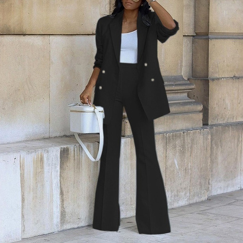 Conjunto Formal De Chaqueta Y Pantalón De Mujer Y