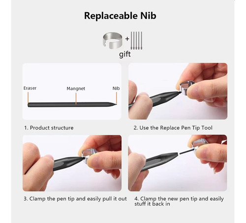 Lápiz Capacitivo Para Kindle Scribe For Remarkable 2 4