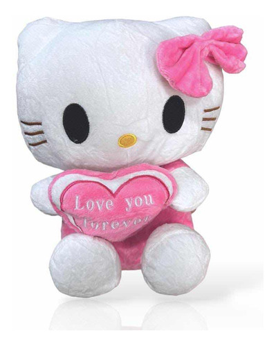 Hermoso Peluche Hello Kitty Love You Para Niñas