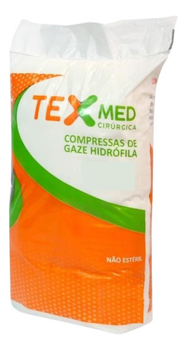 Compressa Gaze 91cmx91m 4 Dobras 13 Fios Não Estério Texmed