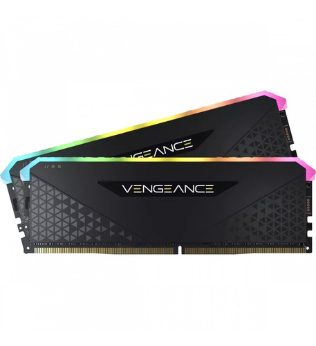 Kit De Memoria Ram Vengeance Rgb Rs Black 2x8gb Ddr4 3600mhz