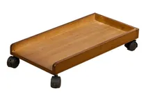 Comprar Soporte Cpu Keffor Base Host Escritorio Madera Rueda Pc Para