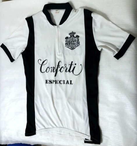Camiseta Ciclismo Manga Corta Blanco Y Negro Deportiva Espec