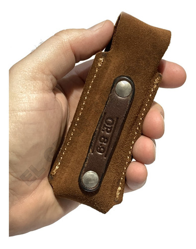 Imagen 4 de 8 de Cortaplumas Opinel Acero Al Carbon Nº9 + Funda Gamuza Origin