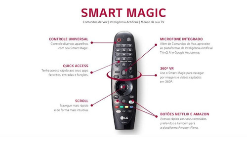 Smart Tv Led 75 Polegadas LG Un8000psb 4k Bluetooth Hdr