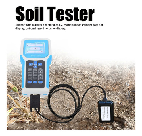 Testador De Solo Temperatura Inteligente Umidade Ec Ph