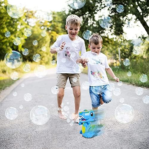 Máquina De Burbujas Dino Maxx Bubbles: Diversión Y Acción