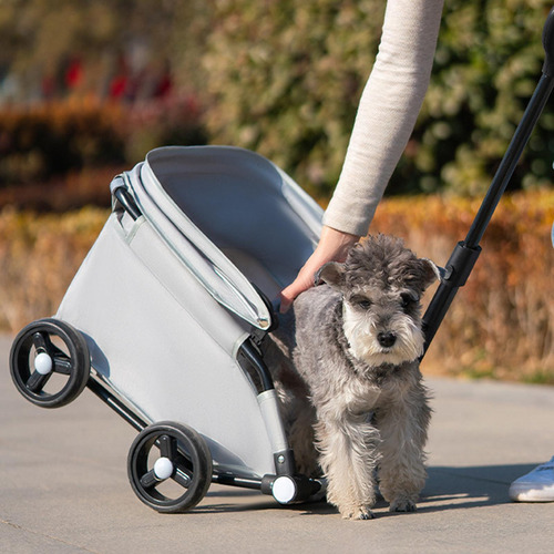 Cochecito De Mascotas, Cochecito De Perros Plegable Con