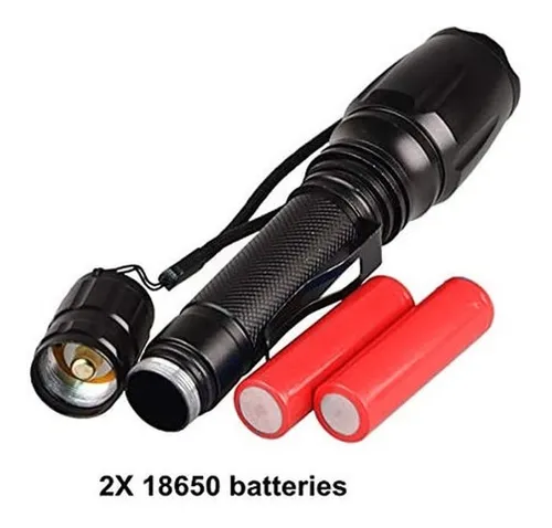 Linterna Led Recargable Luz Potente Linterna Tactica Militar