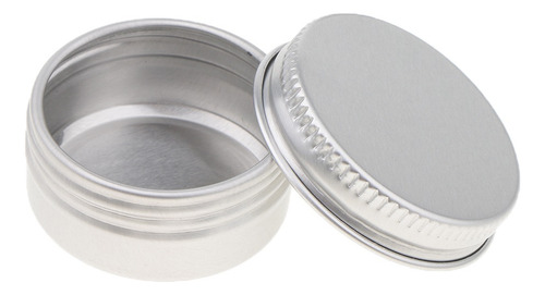 20 Piezas Aluminio Envase Redondo Estaño De Cosméticos