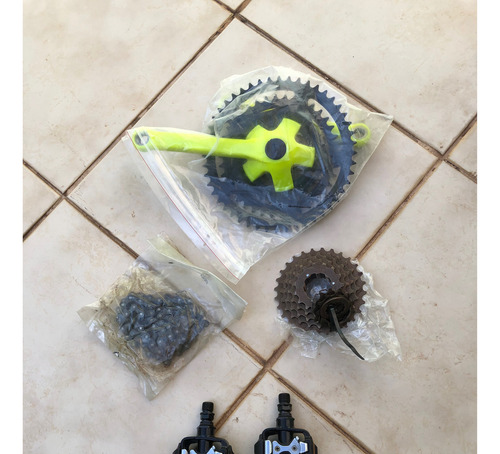 Peças, Catracas, Relação, Raios, Pedivela Para Bikes (Usado)