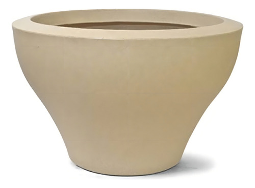 Vaso Ming Redondo Baixo 23 (12l) Cor Areia Nutriplan
